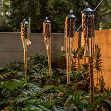 Antorcha de Bambú 150 cm 4 Pack | Decoración Exterior y Jardín con Estilo Tropical (Copia)