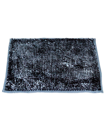 Tapete Chenille Vintage Gris carbon 40 cm x 60cm